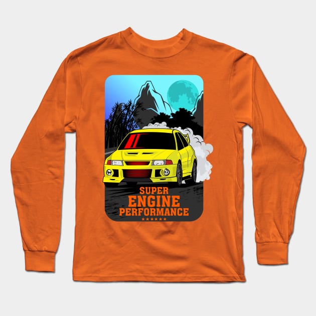 Legend Lancer Evo Long Sleeve T-Shirt by Car_Designer